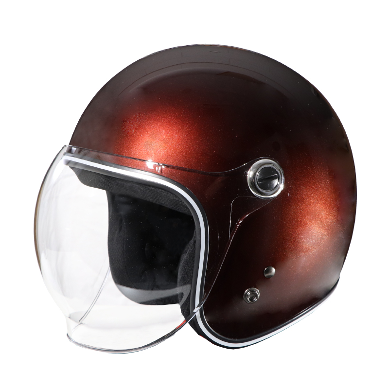 【在庫有】【送料無料】モトベース（MOTO BASE）SG・PSC規格 バイク用 シールド付 ヴィンテージ タイプ ジェットヘルメット｜MBHL-VJ01S | モトベース | 05