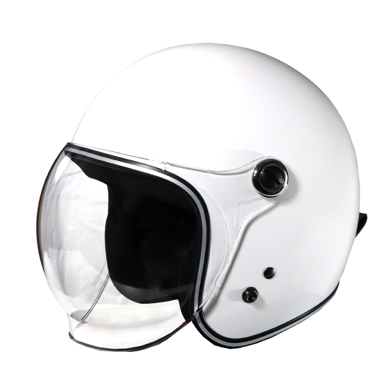【在庫有】【送料無料】モトベース（MOTO BASE）SG・PSC規格 バイク用 シールド付 ヴィンテージ タイプ ジェットヘルメット｜MBHL-VJ01S | モトベース | 03