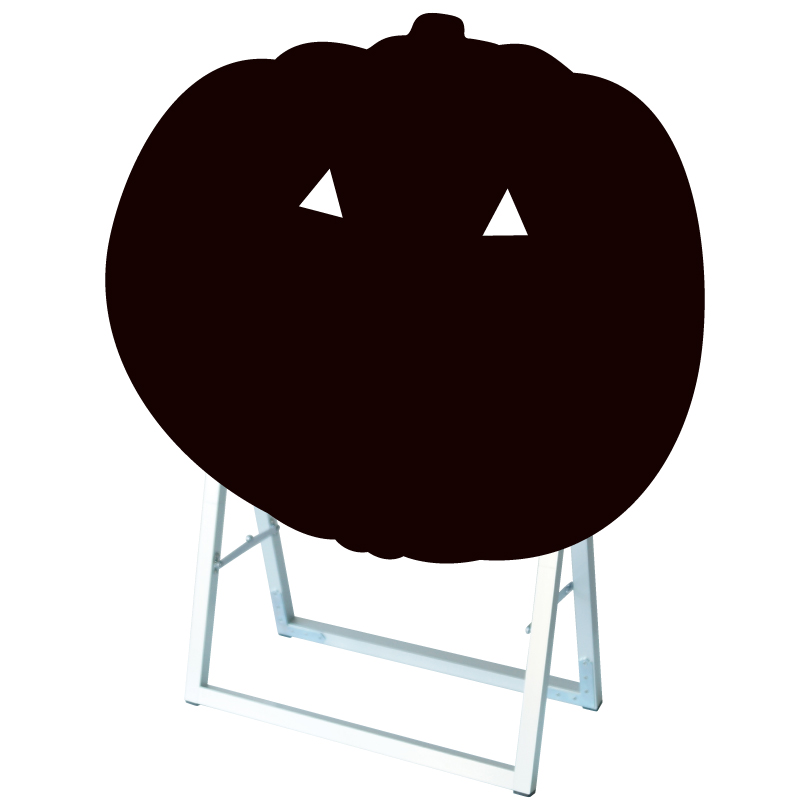 ポップルスタンド看板シルエット横型 ハロウィン型 / ブラックボード ホワイトボード 水性マーカー 店舗看板 ハロウィン tkw-ppsksl60x45k-hlwy_1