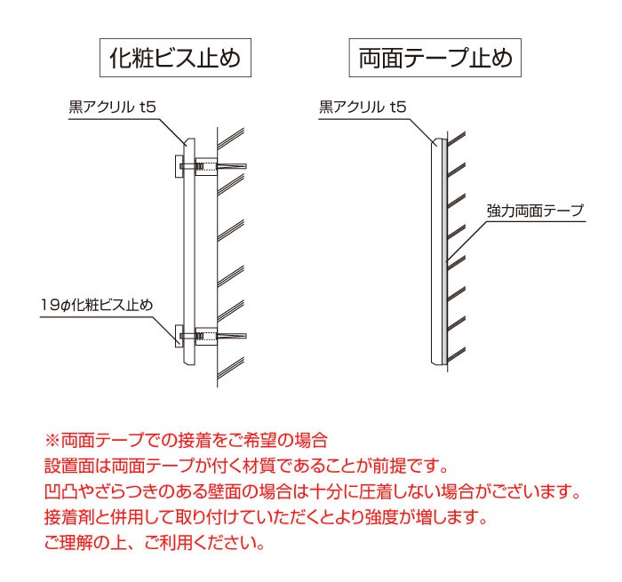 アクリルの看板 仕様図面