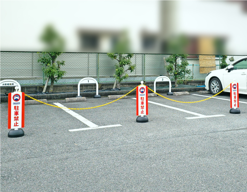 チェーンスタンド　看板