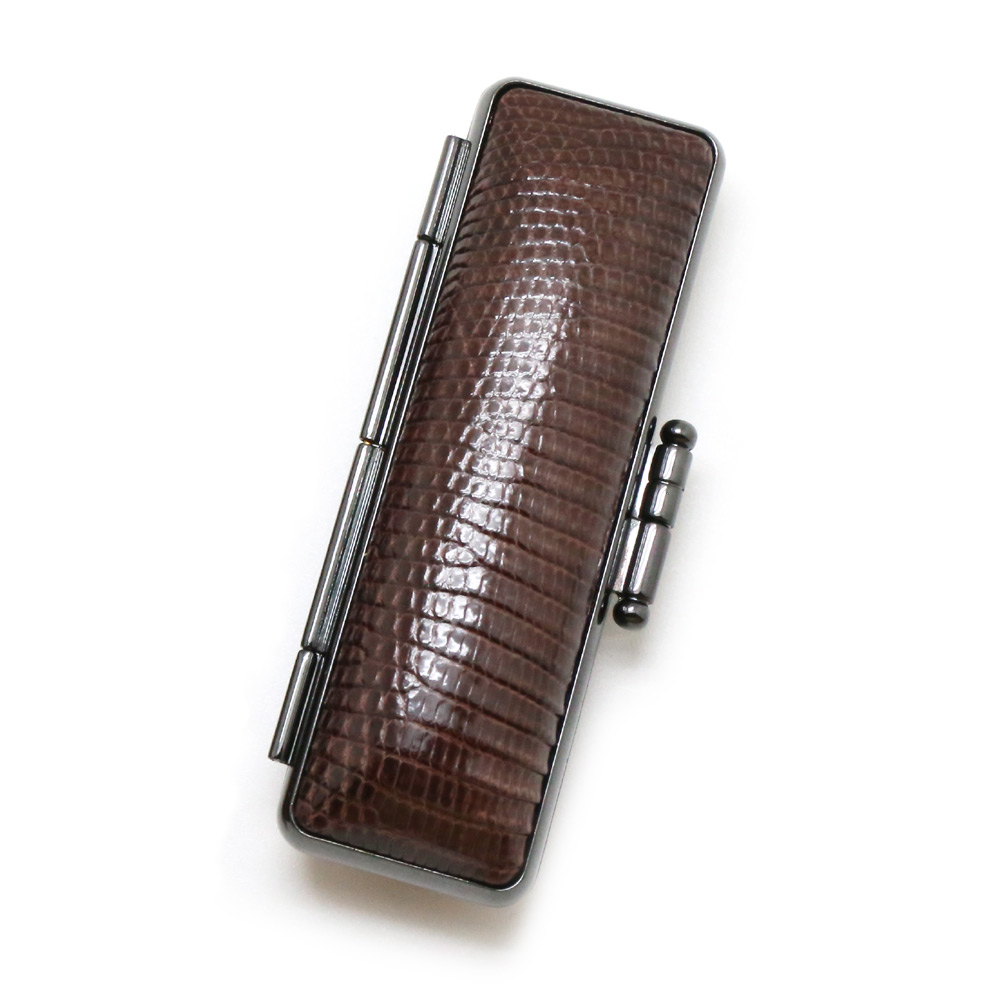 トカゲ革印鑑ケース 10.5−12.0ミリ用 個人用印鑑ケース 印鑑ケース