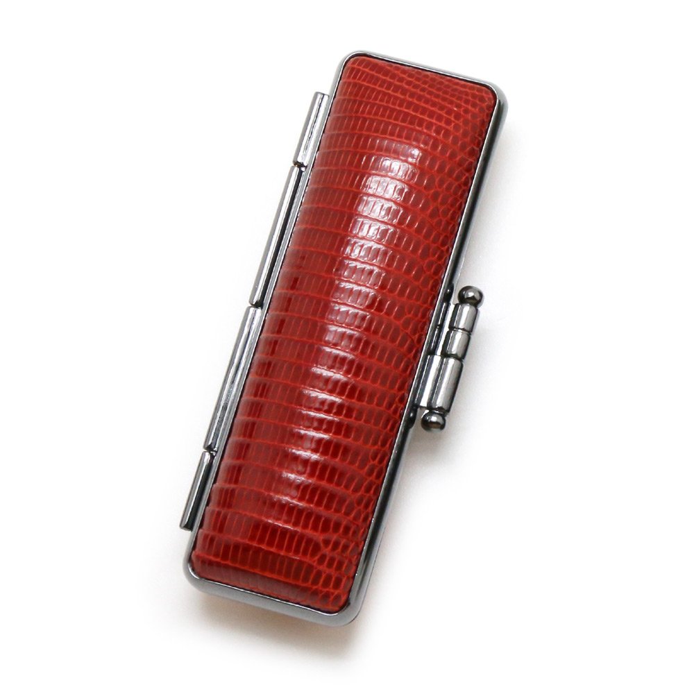 トカゲ革印鑑ケース 10.5−12.0ミリ用 個人用印鑑ケース 印鑑ケース