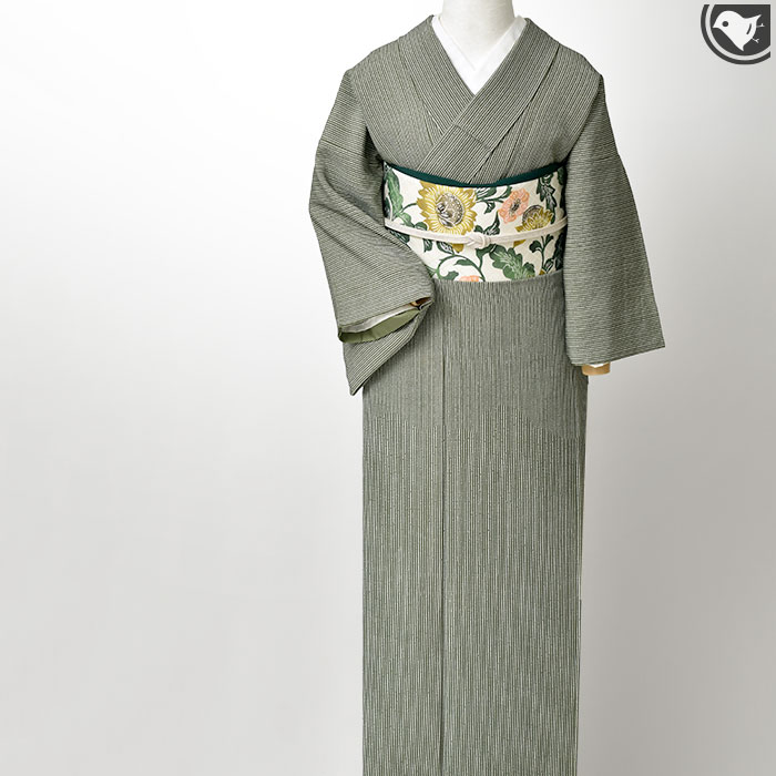 4/10終了＊【美品＊未使用】紅型の小紋　型染め　高島屋　正絹　しつけ付　特価☆ 博多帯 東京紅型染め更紗 老舗 あやせ染芸 鈴木 康祐 作 八寸 名古屋帯
