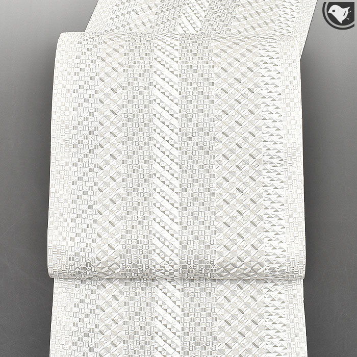 博多帯 大倉織物「誠之輔」謹製 琥珀織 八寸 名古屋帯 正絹 日本製 お