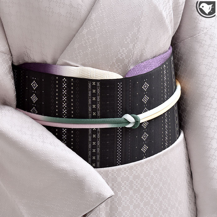 博多帯 本場筑前博多織 博多花織 金印 八寸名古屋帯 正絹 日本製【帯