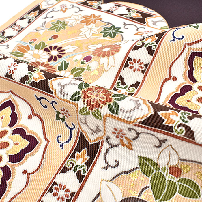 専用帯3956 3911 二点セット ●三越扱い 高級 正絹 塩瀬 全通 専用帯3956 3911 二点セット ○三越扱い 高級 正絹 塩瀬 全通