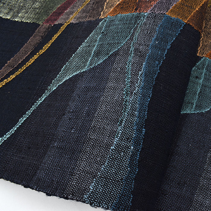 訳あり帯！)西陣織 老舗 渡文 謹製 手織り 真綿紬 八寸 名古屋帯 正絹