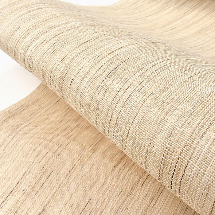 専用★新品◆本麻　小千谷縮　九寸名古屋帯　夏帯　仕立済　ガード加工済 小千谷本麻帯布 吉新織物 夏物 八寸名古屋帯 縞 マルチカラー
