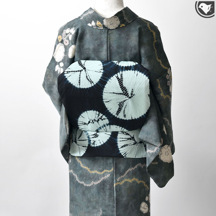 有松絞り 名古屋帯 未使用品 2153211.jpg