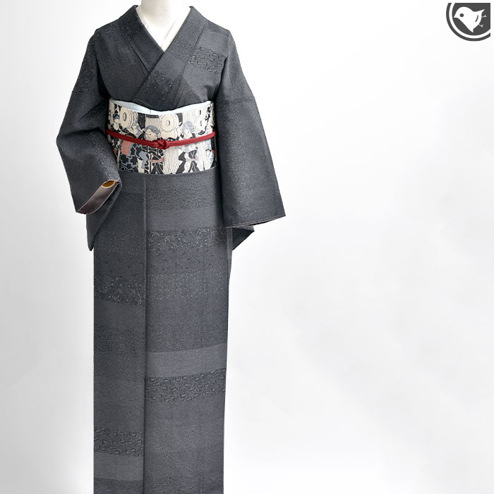 帯専門店おびや 半幅帯 “江戸火消し” 西陣織老舗機屋 謹製 正絹 日本製