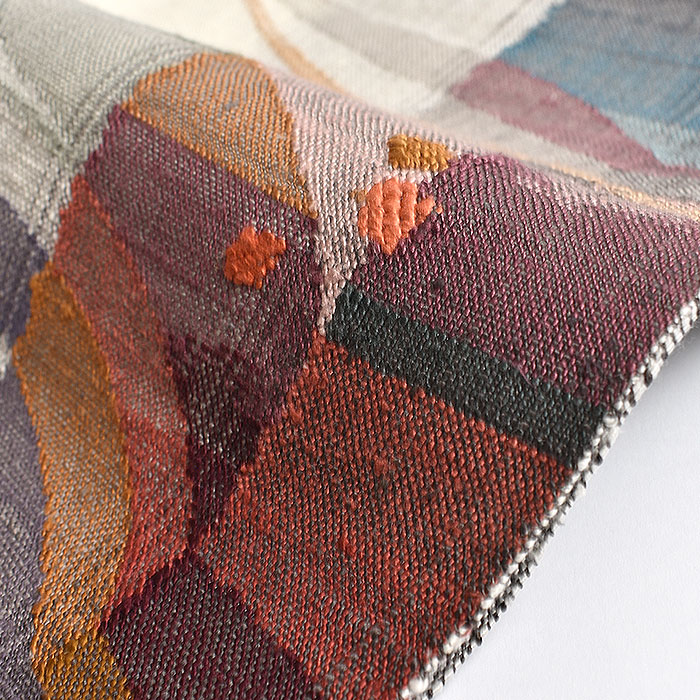 訳あり帯！)西陣織 老舗 渡文 謹製 手織り 真綿紬 八寸 名古屋帯 (お