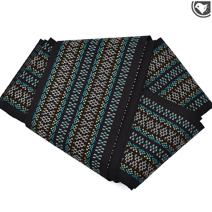 半幅帯 本場琉球 “知花花織” 手織り 木綿 日本製 お仕立て代込！送料