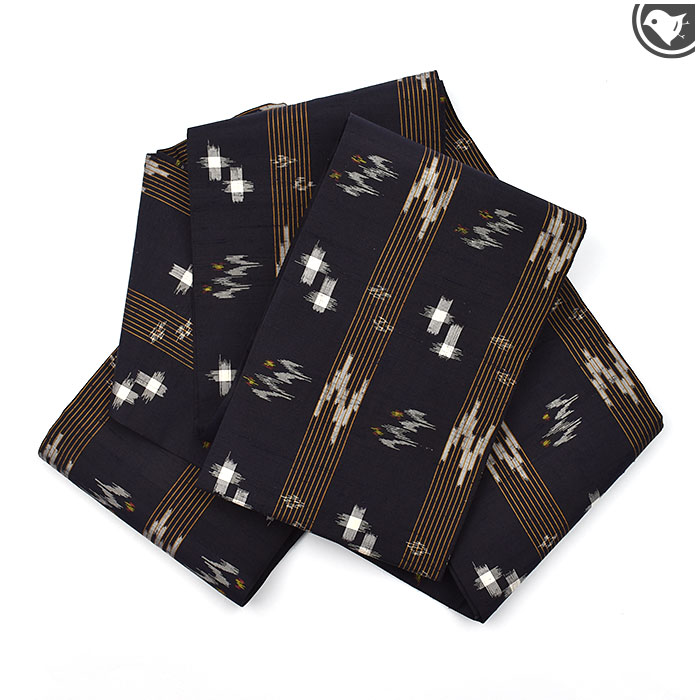 広幅/長尺）半幅帯 本場琉球絣 “トゥイグワー”手織り全通柄 日本製【帯