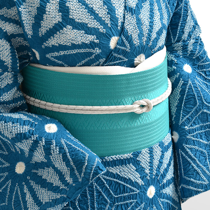 単衣/夏)半幅 博多織 名門 西村織物 謹製 粗紗 四寸帯 ゆかた帯 正絹