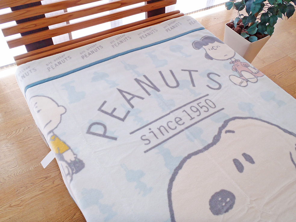 西川（nishikawa） スヌーピー綿毛布 コットンケット SNOOPY毛布