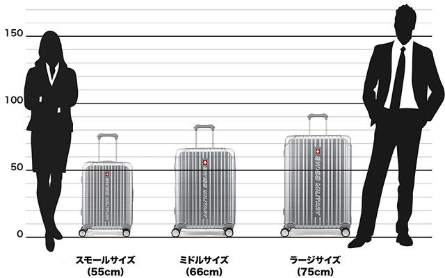 SWISS MILITARY スイスミリタリー CYGNUS シグナス 66cm 73/86L SM