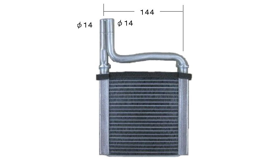 SUZUKI アルトラパン HE21S用ヒーターコア 代表純正品番：74120-76G00