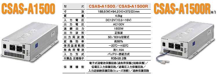 NEW ERA（ニューエラ） New-Era・ニューエラー：DC/ACインバータ CSAS