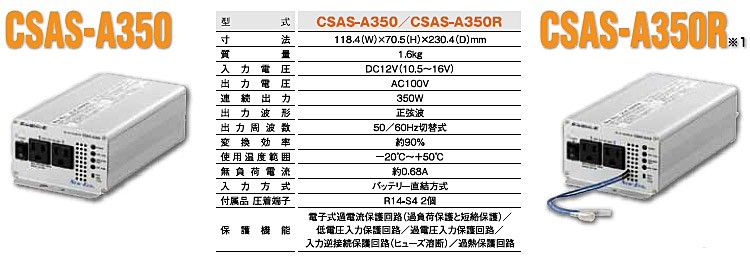 NEW ERA（ニューエラ） New-Era・ニューエラー：DC/ACインバータ CSAS 