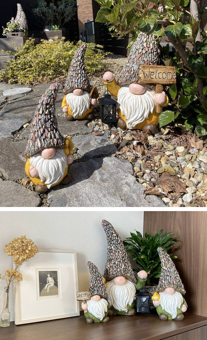 即出荷 ラグドガーデン スコップを持ったノーム M オーナメント 置物  