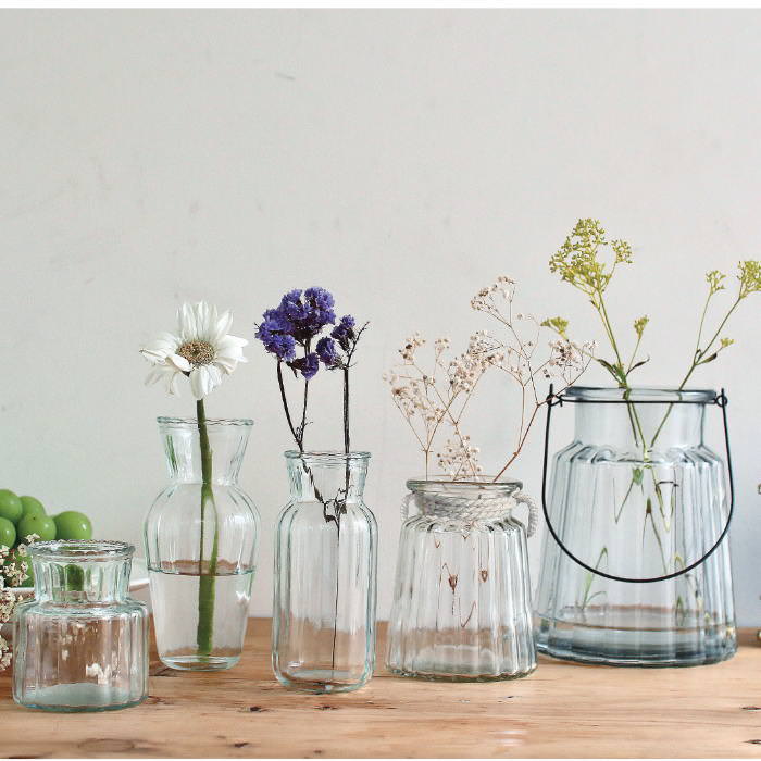 プチフラワーベース トールシンプリ 花瓶 ガラス 小さい おしゃれ 透明