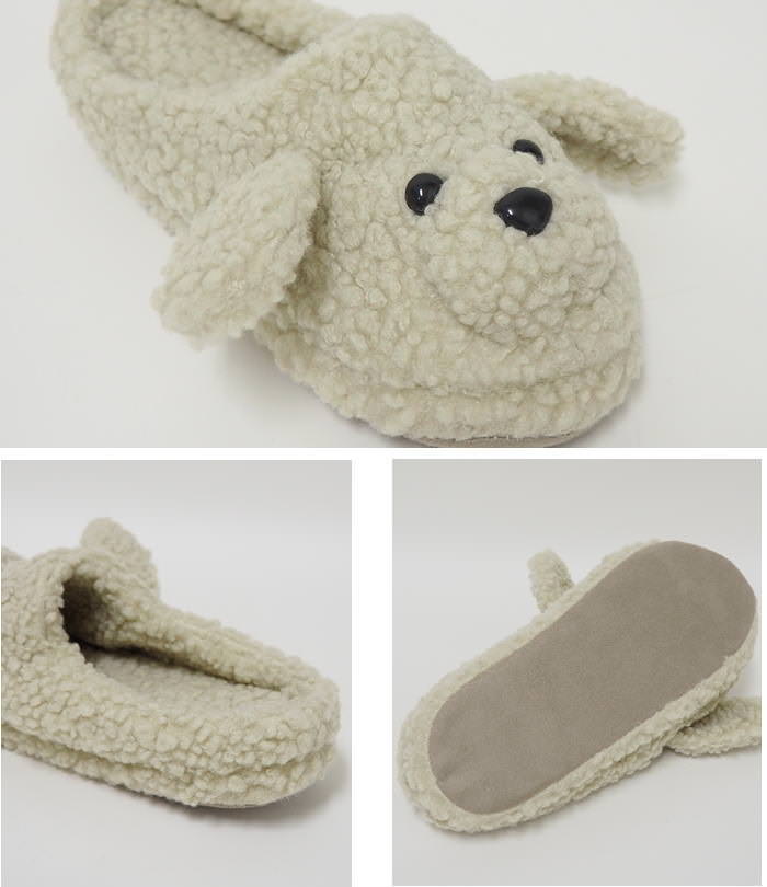 ひつじルームシューズ D/Beige スリッパ...の詳細画像3