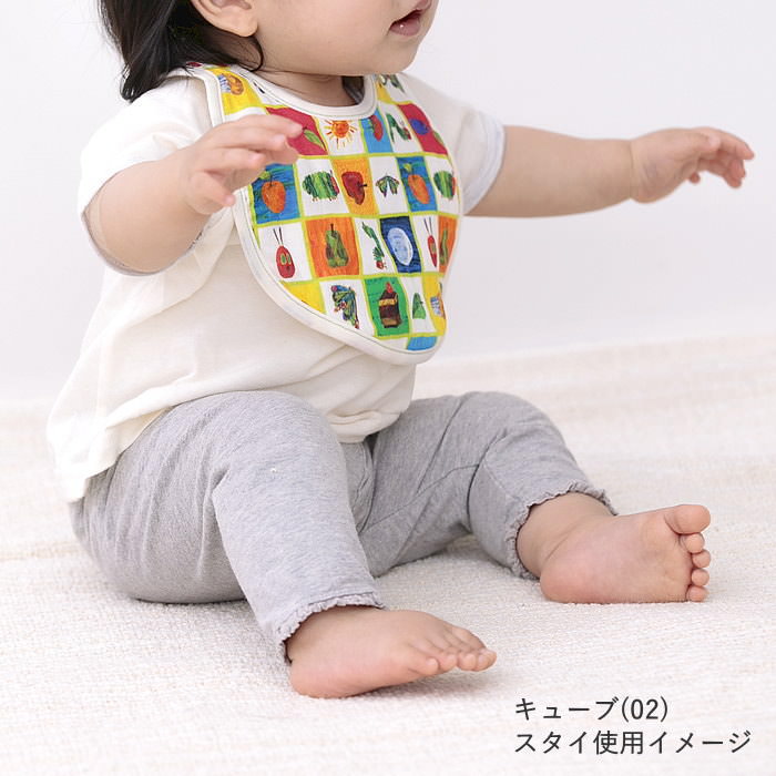 即出荷 ミニギフトBOX はらぺこあおむし ドット 出産祝い 男の子 女の子 綿 スタイ 日本製 ベビー ギフト |  | 02