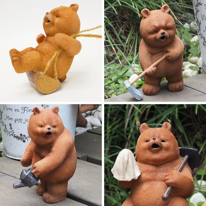 ソワジック　Soizick リモージュ焼き　くま置き物 公式 ストアホビー・楽器・アート - ソワジック Soizick
