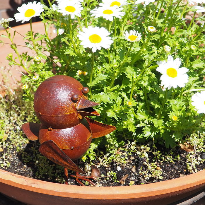 小鳥 置物 ゴールド オブジェ インテリア とり おしゃれ 庭 ガーデンオブジェ tsuka_kd7-20k-ogm245