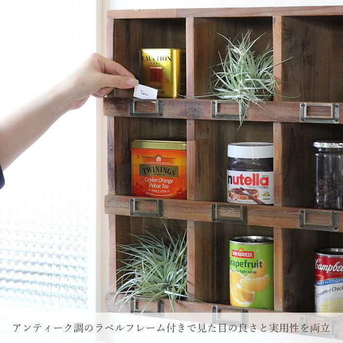 ディスプレイラック 卓上 壁掛け おしゃれ コレクションボックス 木製