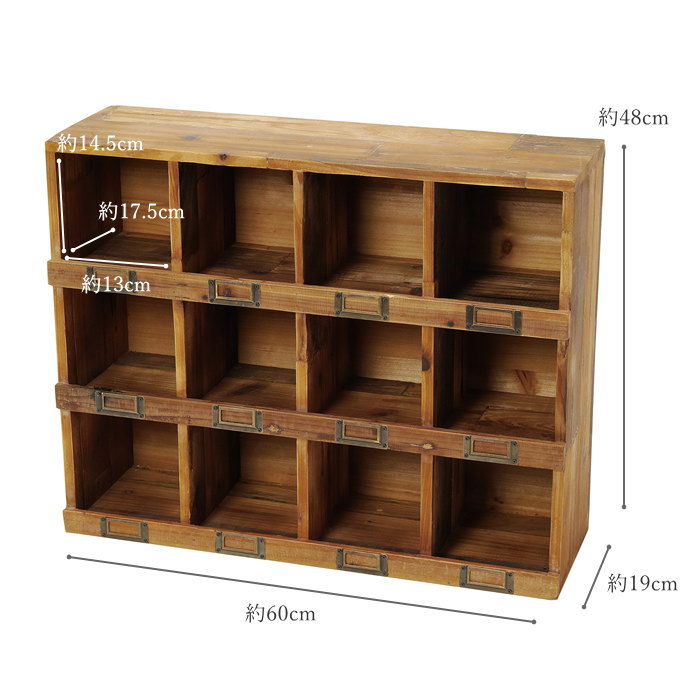 Wooden Display Rack / 木製 ディスプレイ 棚 ディスプレイラック 卓上 壁掛け おしゃれ コレクションボックス 木製