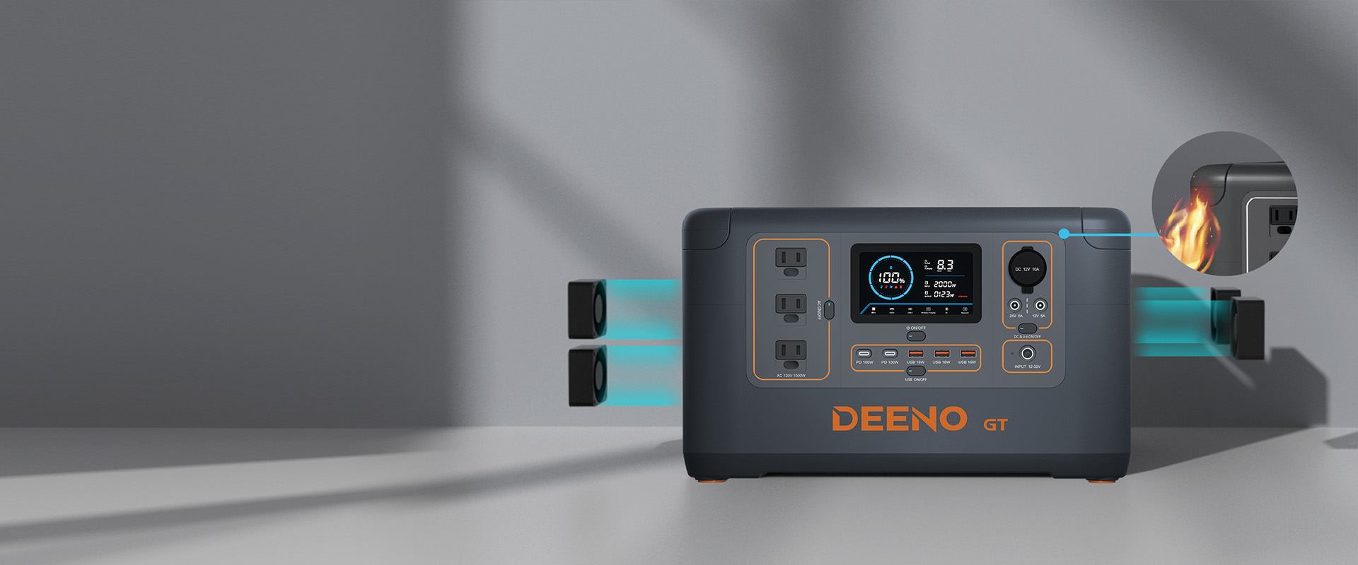 DEENO GT X1500 ポータブルバッテリー ポータブル電源 DEENO X1500 ポータブル パワー ステーション - 株式会社アドテック