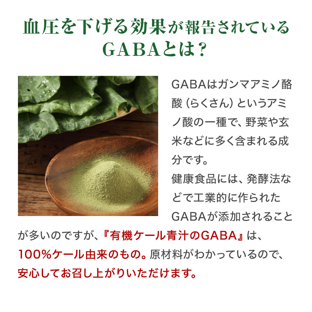 血圧を下げる効果が報告されているGABAとは？