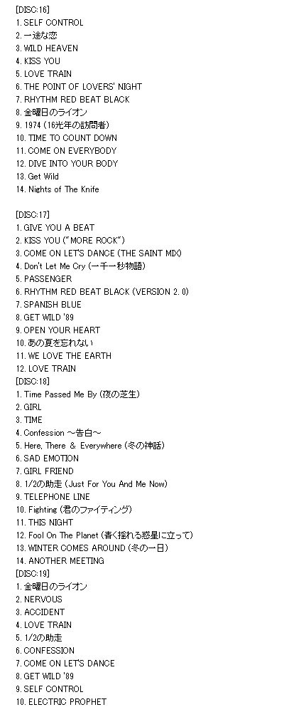 TM NETWORK WORLD HERITAGE 〜Revival and Renewal BOX〜 CD24枚組