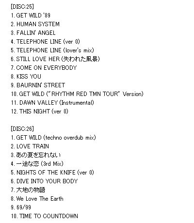 TM NETWORK WORLD HERITAGE 〜Revival and Renewal BOX〜 CD24枚組
