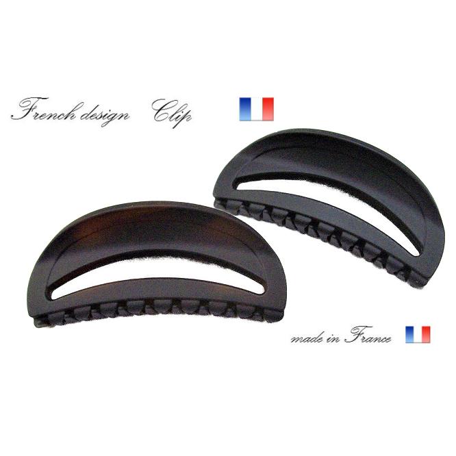 新着 フランス製 バンス 半月型中抜きバンス マットカラー 9.5cm