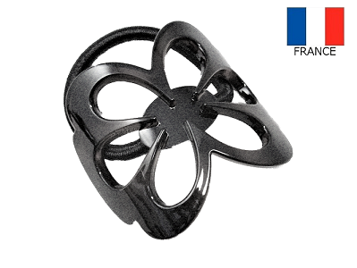 French Design ゴムポニー 花透かし デザインポニー |  | 01