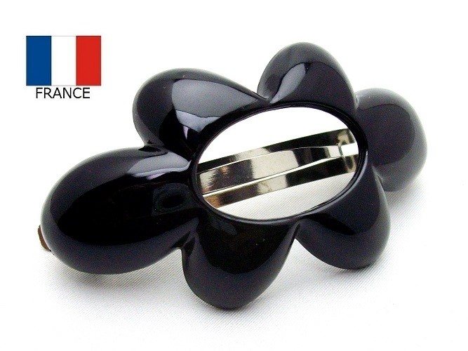 フランス デザイン バレッタ 花形 中抜き型（8.5ｃｍ） |  | 01