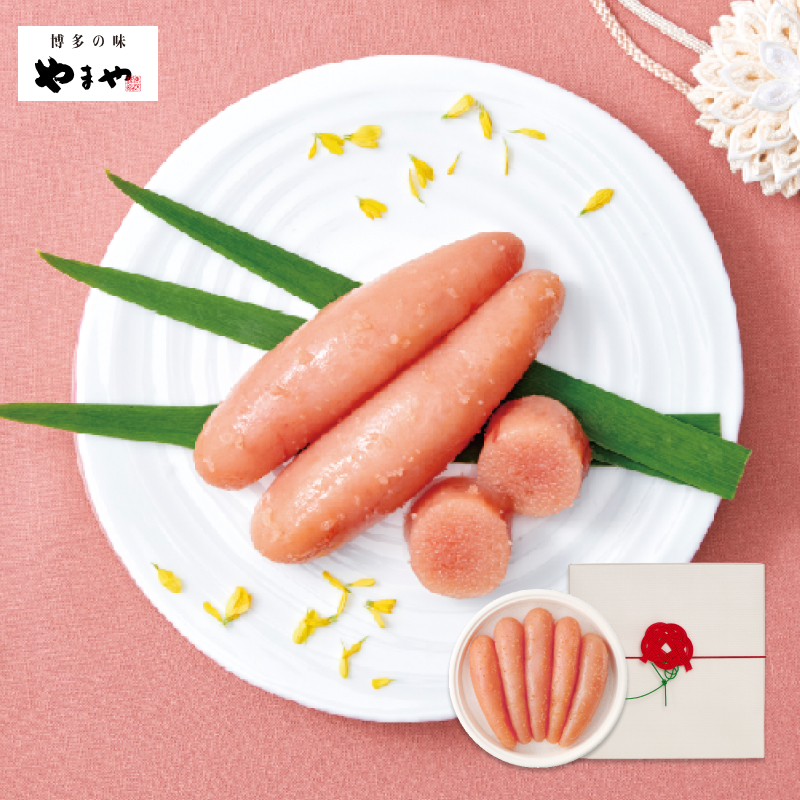 やまや 母の日 辛子明太子 優（無着色）240g (ギフト プレゼント グルメ 九州 福岡 博多)
