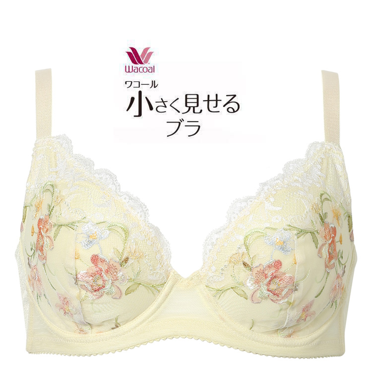 ワコール☆ブラのみ2枚セット☆大きいサイズ(H75) WACOAL（ワコール） 小さく見せるブラ ブラジャー 大きいサイズ GH