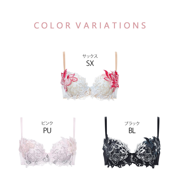 サルート（SALUTE） ワコール 38G P-UP ブラジャー GHI プッシュアップ