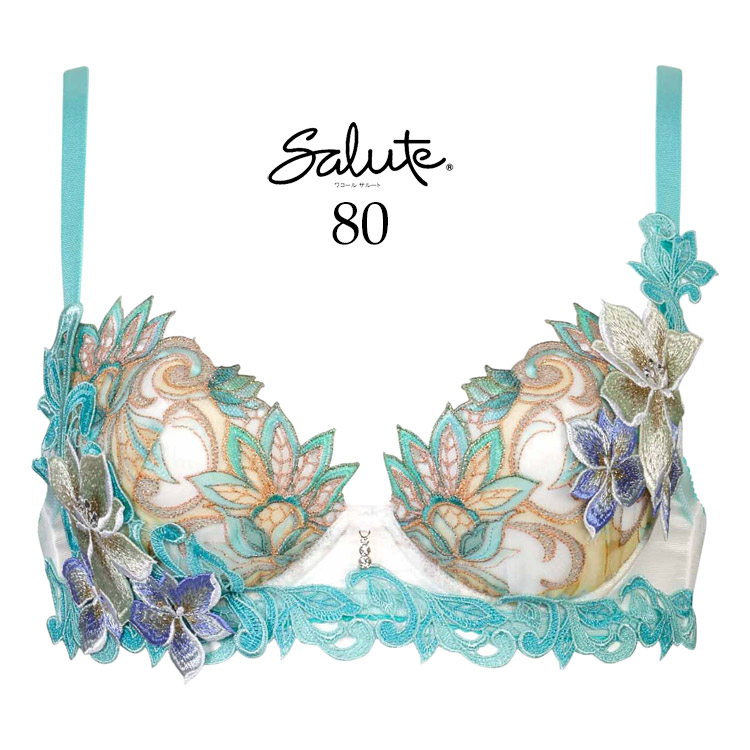 サルート（SALUTE） ワコール 80G P-up ブラジャー BTJ480 谷間