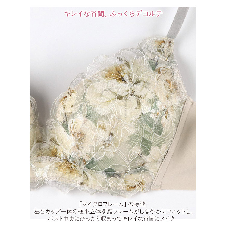 SUHADA ワコール ONE ノンワイヤーブラ 3/4カップ DEFカップ