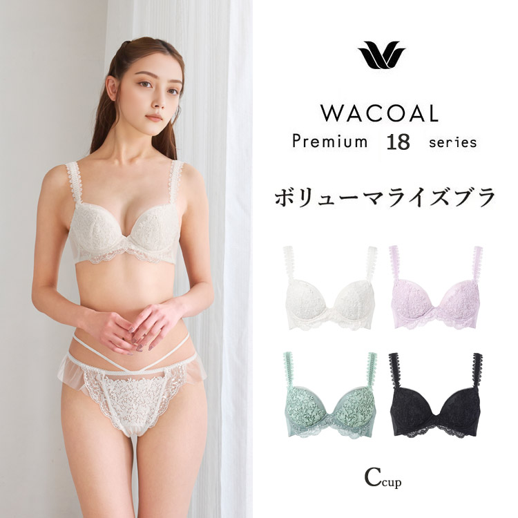 【Wacoal PREMIUM】 ボリューマライズブラ＆Tソングセット WACOAL（ワコール） プレミアム 18シリーズ ボリューマライズブラ C