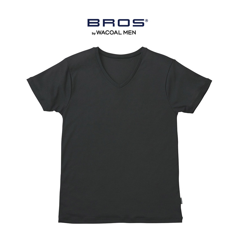 メンズワコール ブロス Wacoal Mens BROS 半袖シャツ 3分袖 吸汗 速乾 抗菌 涼しい 夏のシャツ MLサイズ｜e-sitagi｜04
