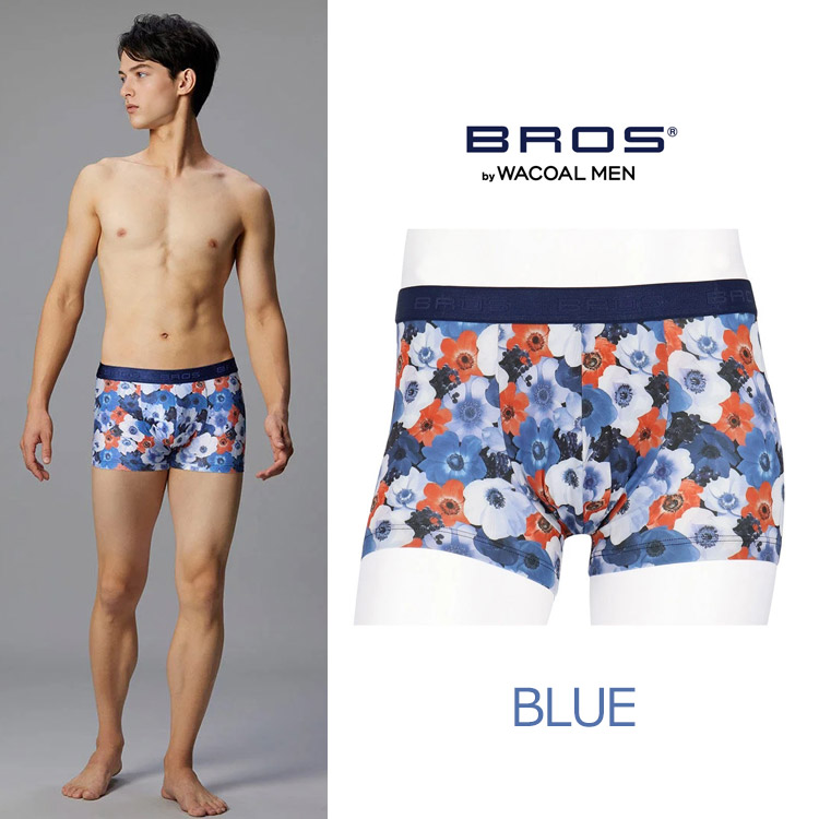 BROS メンズボクサーパンツ（柄：花柄、フラワー）｜下着、靴下、部屋