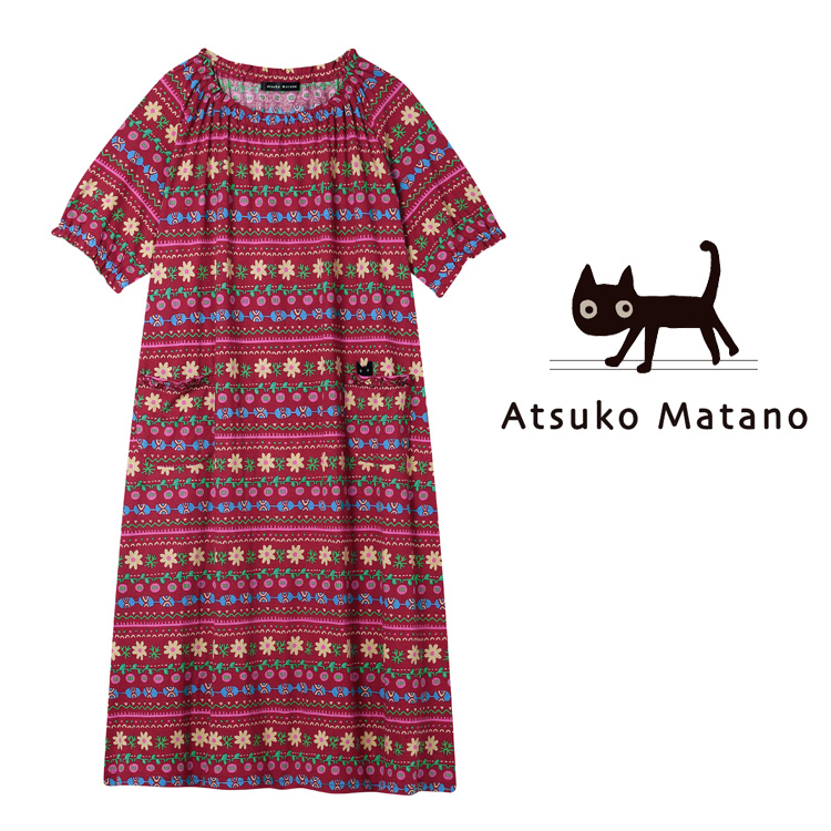ATSUKO MATANO by WACOAL LLサイズ マタノアツコ ワンピース 綿100% 5
