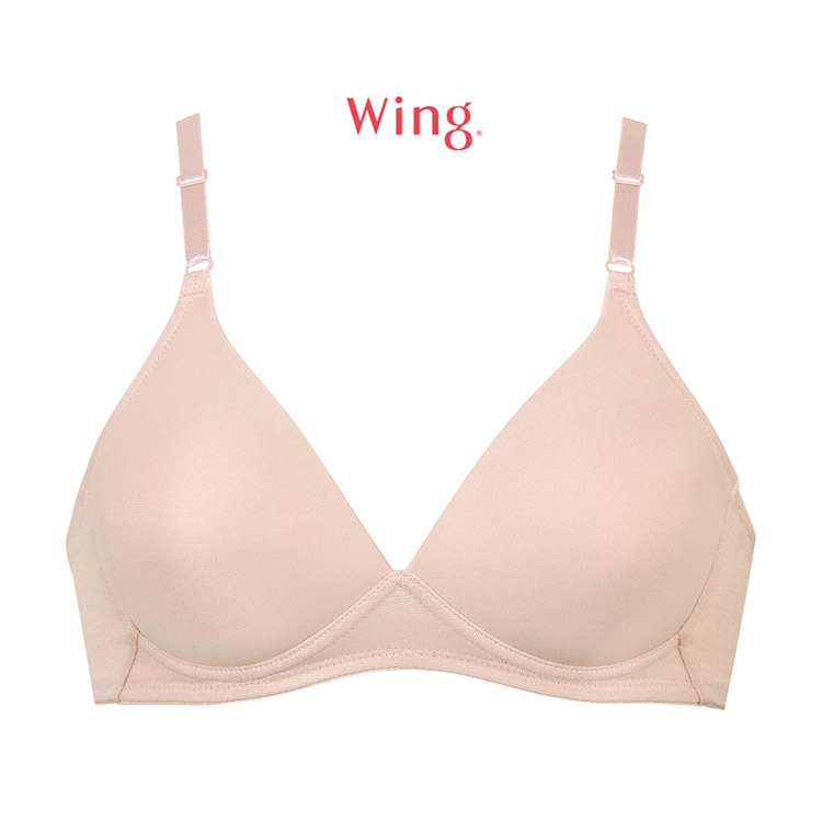 ABカップ ウイング Tシャツブラ ノンワイヤーブラ 3/4カップブラ シームレス 単品 KB1522 | Wing | 01