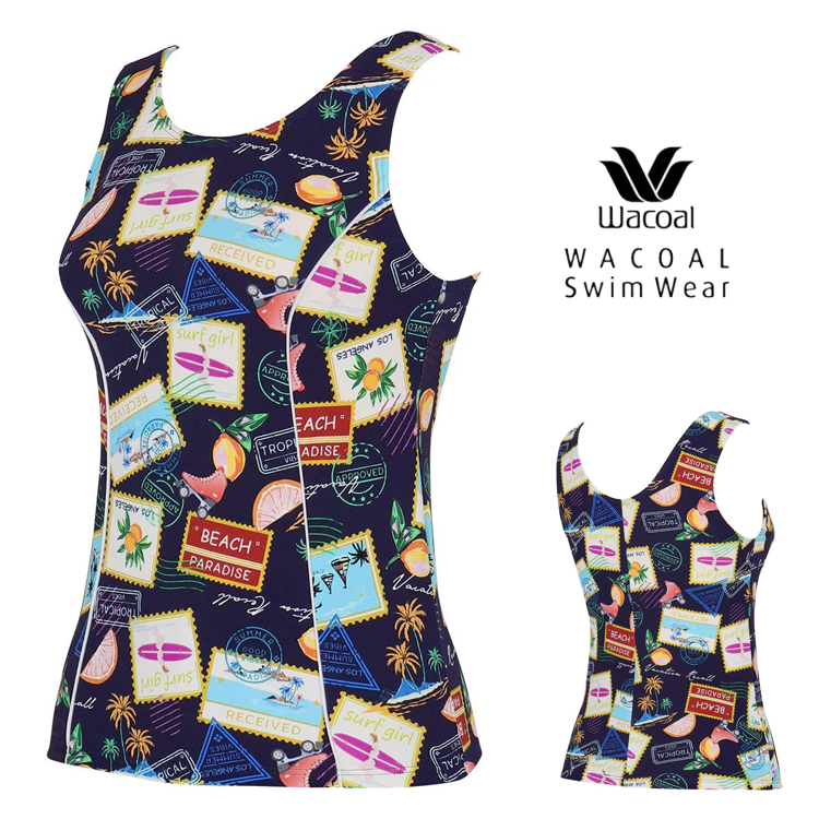 WACOAL（ワコール） 水着 トップ スイムウエア フィットネス水着 UV